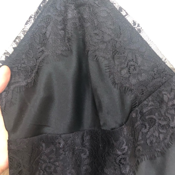 ESPRESS DESIGN STUDIO Small Sexy Black Camisole Tank 93% Silk 7% Spandex NWOT - Picture 6 of 14